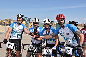 Alberta Blue Cross® bike team